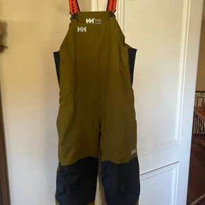 Helly Hansen Kids' Green and Black Overalls